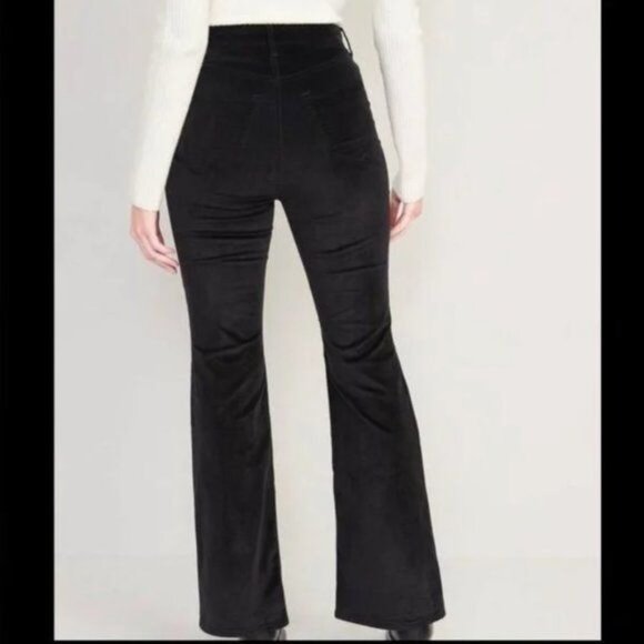 Old Navy Extra High Rise Kicker Boot Cut Velvet Pant Women's Plus Size 22 New wi - Picture 2 of 6